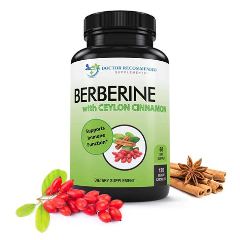 Berberine With Ceylon Cinnamon 1200mg Berberine And 100mg Organic