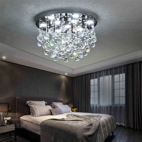 Versatile type of light fixture makes a big splash in your bedroom's décor and is especially popular in contemporary bedrooms bedroom ceiling lights. Modern LED Crystal Ceiling Light Hallway Pendant Fixture ...