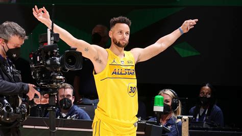 Nba All Star 2021 Stephen Curry Campeón Del Torneo De Triples Nba