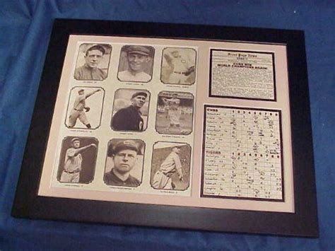 Maybe you would like to learn more about one of these? 11x14 Framed & Matted 1908 Chicago Cubs World Series Champions by Baseball Card Outlet & Sports ...