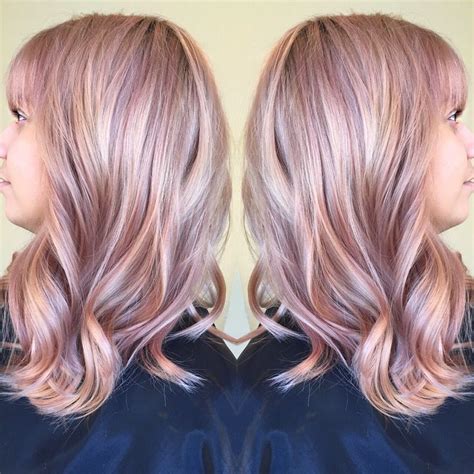 Dusty Rose Gold Muted Mauve Pastel Color Dusty Rose Hair Rose Hair
