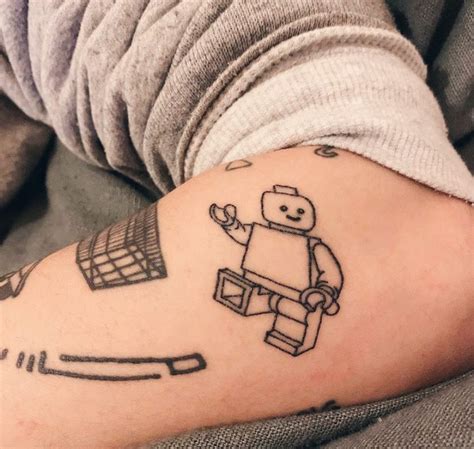 Lego Tattoo Lego Tattoo Funny Tattoos Inspirational Tattoos