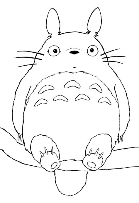 Totoro Lineart By Fur4lol On Deviantart