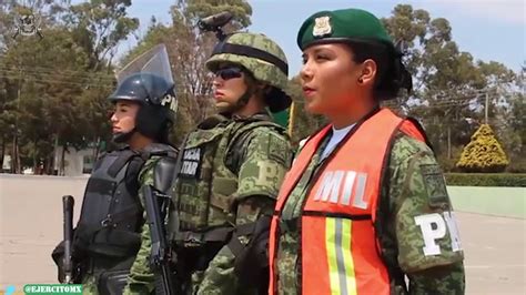 Mujeres En La PolicÍa Militar Del EjÉrcito Mexicano Youtube