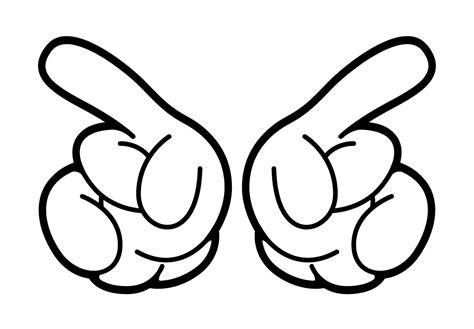 Mickey Mouse Middle Finger Png Picture Dibujos A Mano De Mickey Mouse