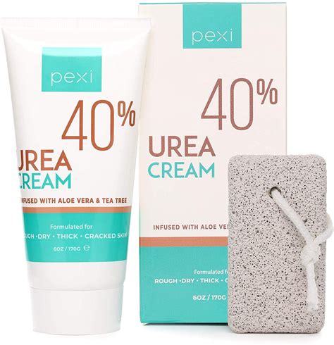 Pexi Urea Cream With Aloe Vera Tea Tree Oil And Salicylic Acid Moisturizer For Dry