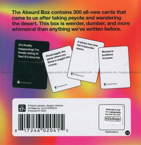 Cards Against Humanity Absurd Box → Køb Det Billigt I Dag 817246020415