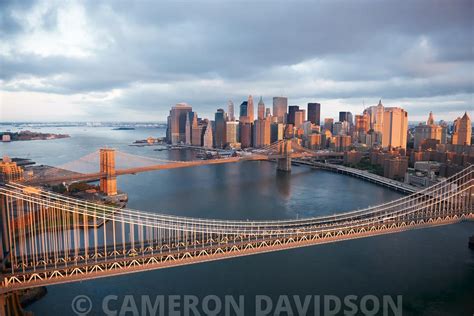 Aerialstock Aerial Photograph Of East River Bridges