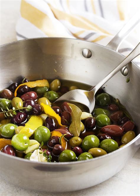 Italian Marinated Olives Are An Easy Party Appetizer Of Mixed Olives