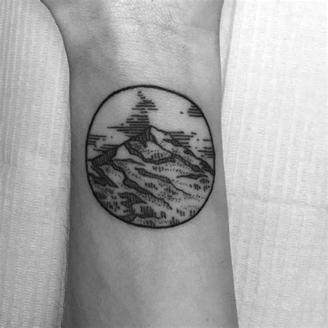 The designs look great whether expressed in bright colors black and white or. 50 Small Nature Tattoos For Men - Outdoor Ink Design Ideas