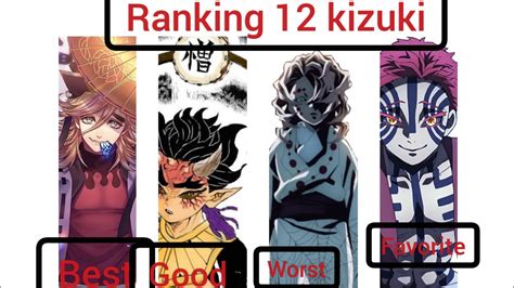 Demon slayer all 12 kizuki tier list #demonslayer - YouTube