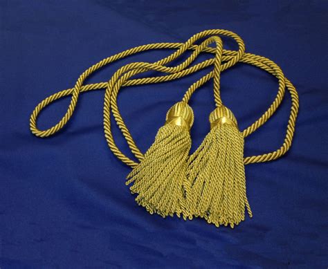 Zephyr Can Provide A Gold Cord And Tassel Set For Your Ceremonial Flag