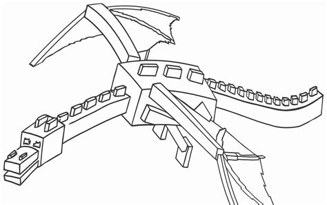 Colour Minecraft Ender Dragon Minecraft Coloring Pages Ender Dragon