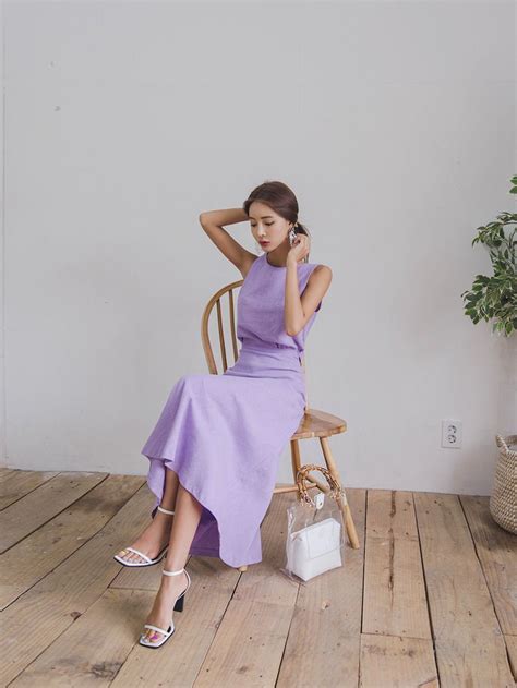 Walter Linen Maxi Skirt Korean Women Fashion Online Retailer Eranzi 포즈