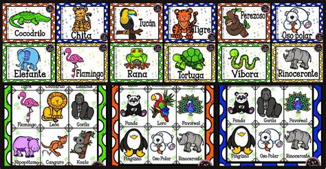 LoterÍa De Animales Imagenes Educativas