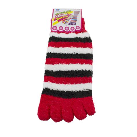 Stripes Wholesale Colorful Womens Girl Stripe Fuzzy Warm Toe Socks Bright Multi Ebay