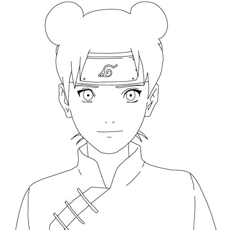 Tenten Colored By Serenevy On Deviantart