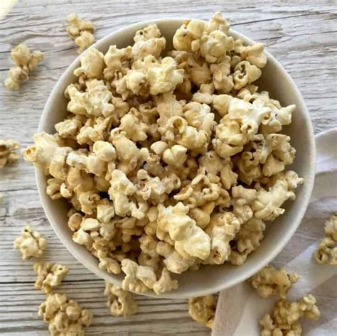 Maple Syrup Popcorn Only 3 Ingredients Just A Mums Kitchen