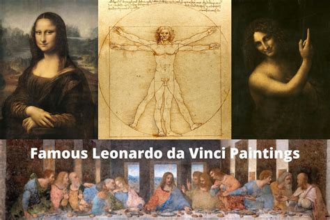 Most Famous Leonardo Da Vinci Paintings Artst