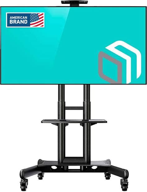 Onkron Mobile Tv Stand With Mount Rolling Tv Cart For 32″ 65″ Lcd Led