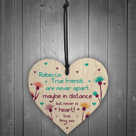 True Friends Never Apart Best Friends Love Friendship T Sign