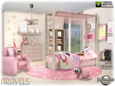 Aravels Kids Bedroom By Jomsims At Tsr • Sims 4 Updates Sims 4