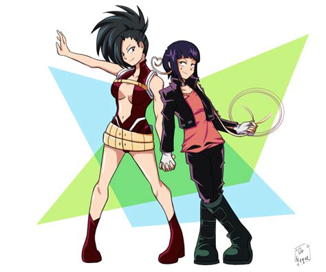 Hero Couple Momo And Jirou By D Wtf On Deviantart