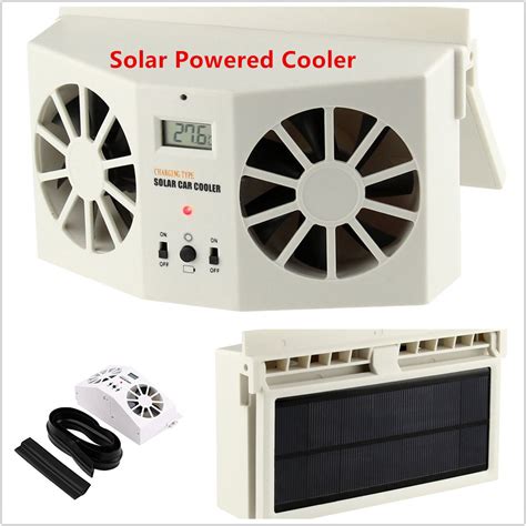 Used Car Solar Powered Auto Window Air Vent Ventilator Mini Air