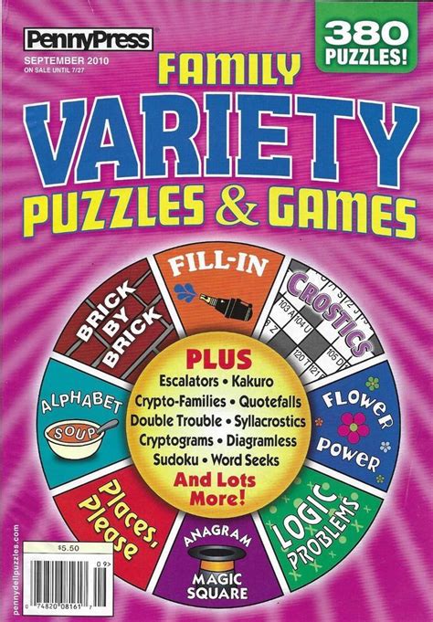 By penny press and various. Penny Press magazine Family Variety Puzzle and Games Logic ...