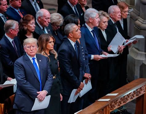Why Trump’s Vicious Rhetoric Was Relevant — And Important To Note — During Bush’s Funeral The