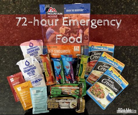Preparedness 72 Hour Emergency Food