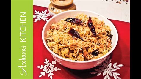Puliyodharai Puliyogare Recipe Spicy Tamarind Rice By Archanas