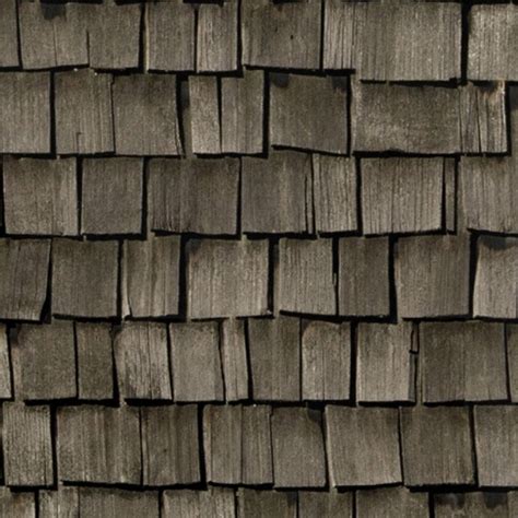 Wood Shingle Roof Texture Seamless 03786