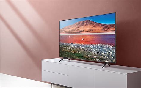 טלוויזיה 75 Samsung דגם Ue75tu7100 ראו צבעים עזים יותר מעבד