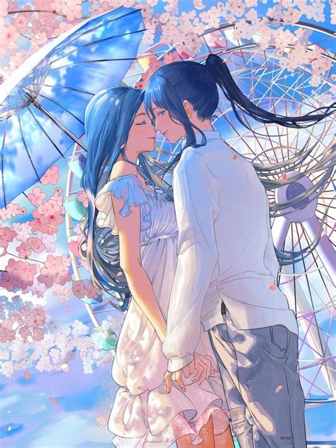 Beautiful Romantic Anime Couple Wallpapers Wallpaper Cave