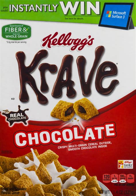 Kellogg S Krave Chocolate Cereal Kellogg S 38000570742 Customers Reviews Listex Online