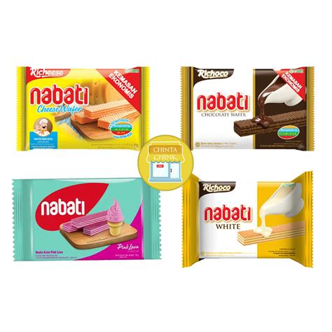 We did not find results for: Richeese Nabati Wafer Keju Coklat White Pink Lava Kemasan ...