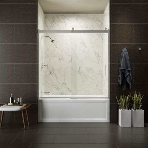 Here at bed bath & beyond, we have many types of shower and bathtub doors from which to choose. KOHLER Levity 60 in. x 62 in. Semi-frameless Sliding Tub ...