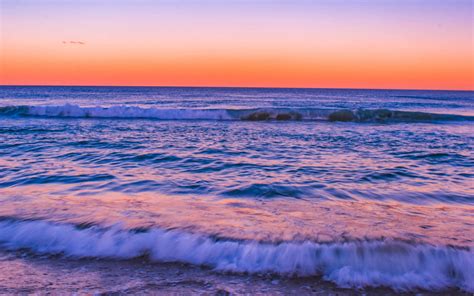 Download Adorable View Sunset Beach 1440x900 Wallpaper Widescreen 16