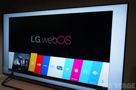 Our First Look At Lgs New Webos Tv And Curved 105 Inch Uhdtv The Verge