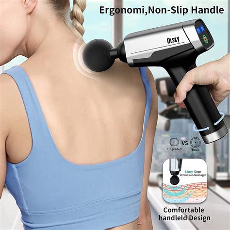 Olsky Deep Tissue Handheld Electric Body Back Massage Gun For Athletes Iolsky