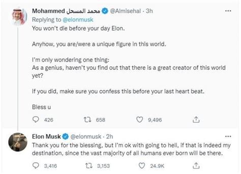 Elon Musk Tweet Today Twitter Elon Musk Cryptic Tweet About Death