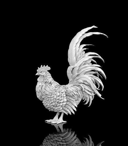 Cock Statue 3d Model 3d Printable Cgtrader