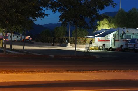 Silver Fire Evacuation Center, Fire Camp Set Up in Beaumont | Banning