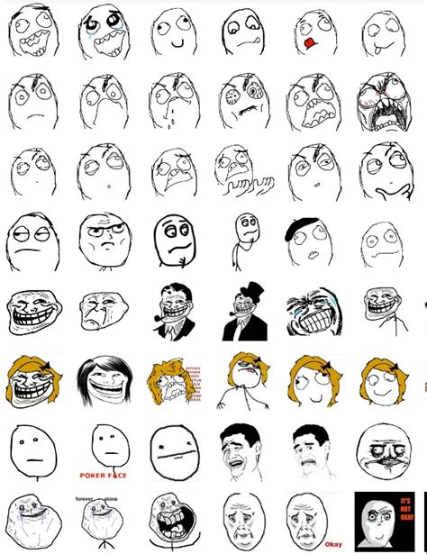 All Different Meme Faces Image Memes At