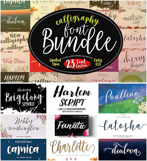 Calligraphy Fonts Collection Free Download