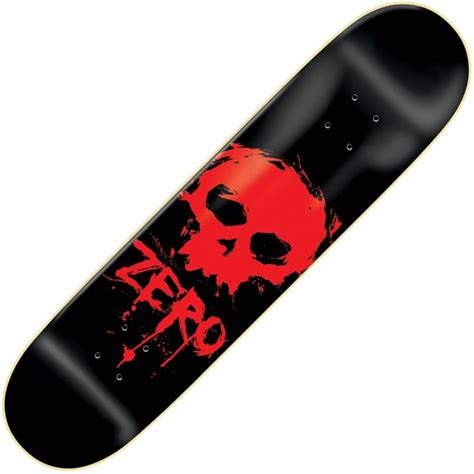 Zero Skateboards Blood Skull Skateboard Deck 80 Zero Skateboards