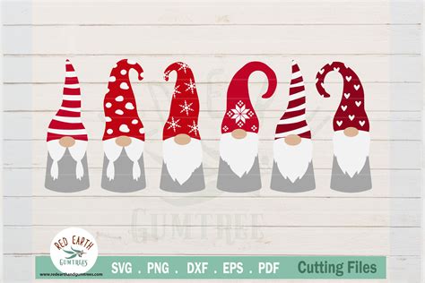 250 Christmas Gnome Svg Svgpngeps And Dxf File Include