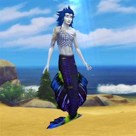 The Sims 4 Mermaid Dsf Mermaid Tail Ave Sims Sims 4 S