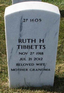 Ruth Hazel Tibbetts Find A Grave Memorial
